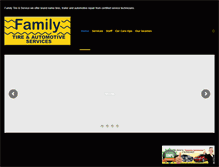 Tablet Screenshot of familytireandservice.com